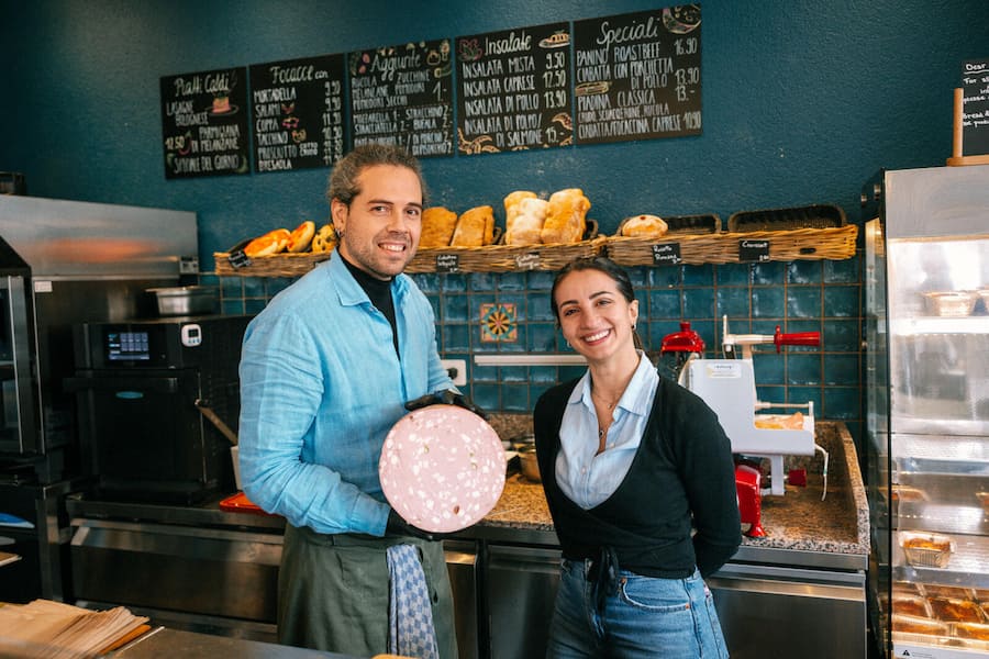 15.12.2026, Zürich, Cuma, Roberto Pesce und Mariateresa Sgarra (photo by Remy Steiner for Gault Millau)