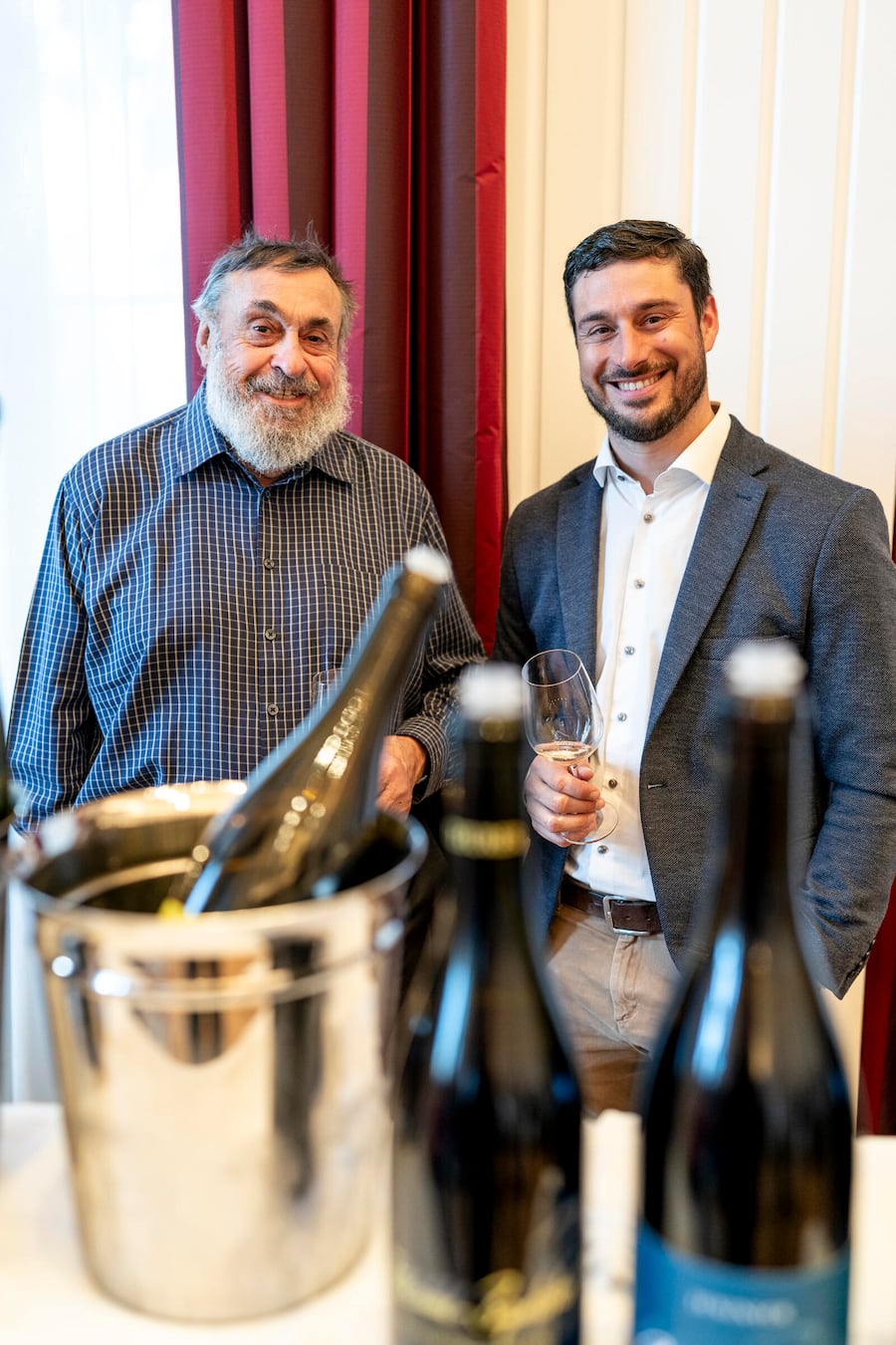 Faszination Pinot Noir 2026, in Bad Ragaz, Gian-Battista und Johann-Baptista von Tscharner