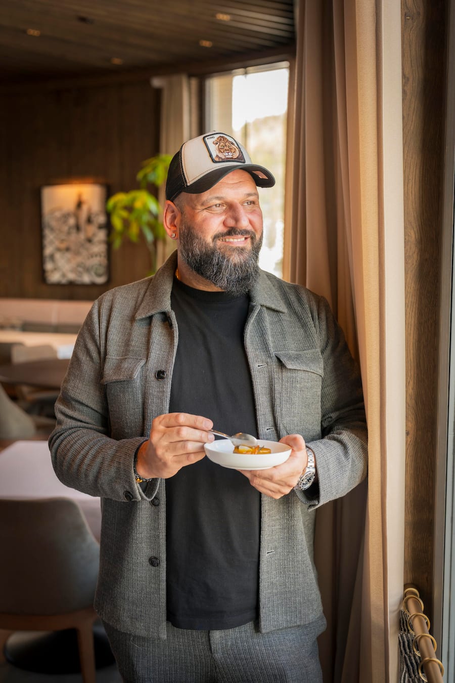 Liess sich von der aromatischen Intensität der Häppchen überzeugen: Moses Ceylan.