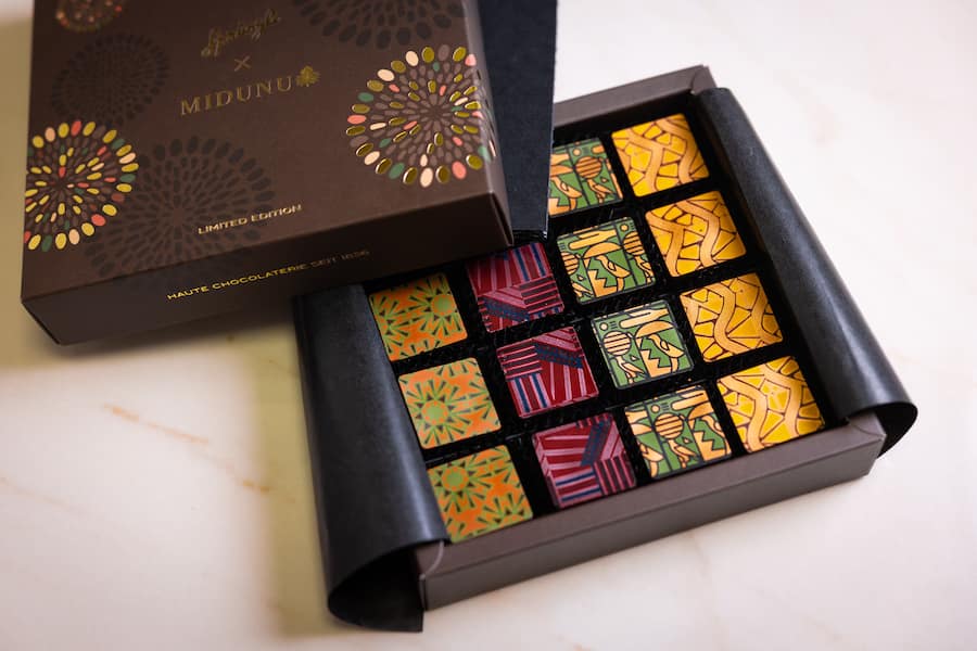 Limitiert und fast schon ausverkauft: die Kollektion «Sprüngli x Midunu».