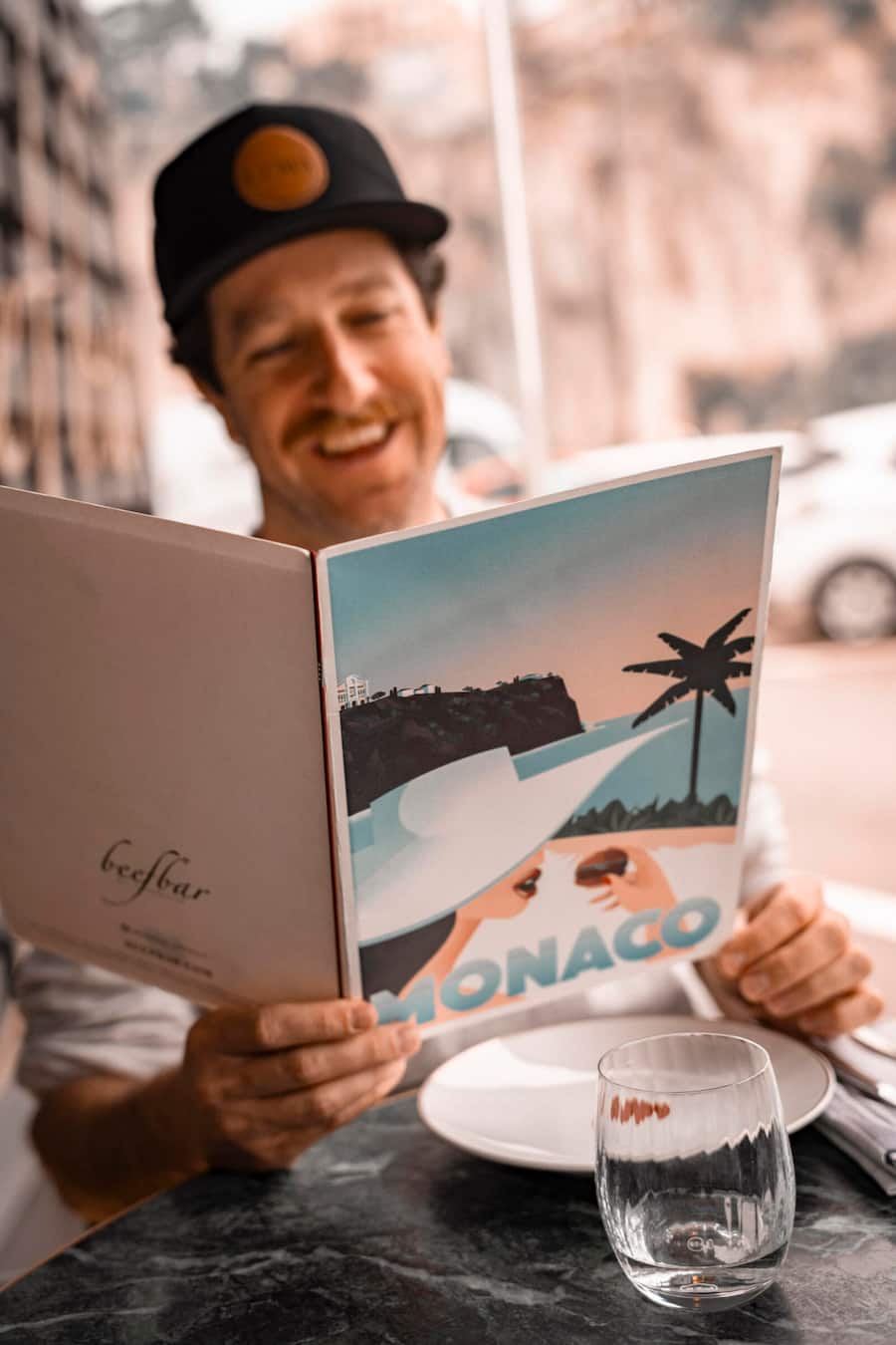 Luma in der Beefbar in Monaco.