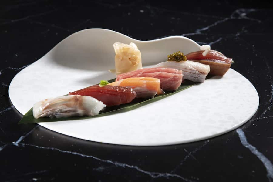 Nigiri im Kaiseki, Vevey