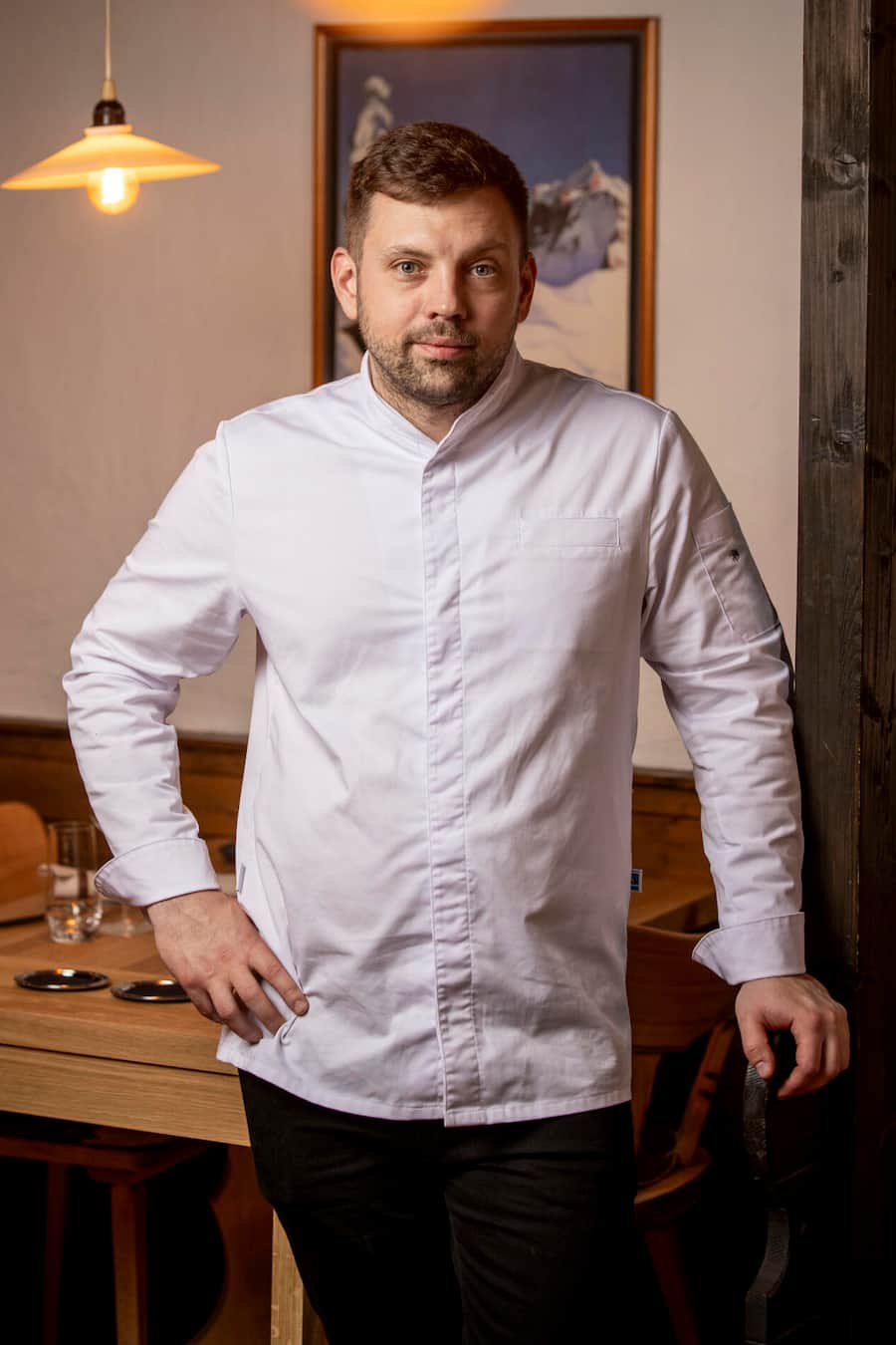 1910 Gourmet by Hausers Hotel Belvedere. Dávid Imre Rózsa. Aufgenommen im Januar 2024 ©David Birri