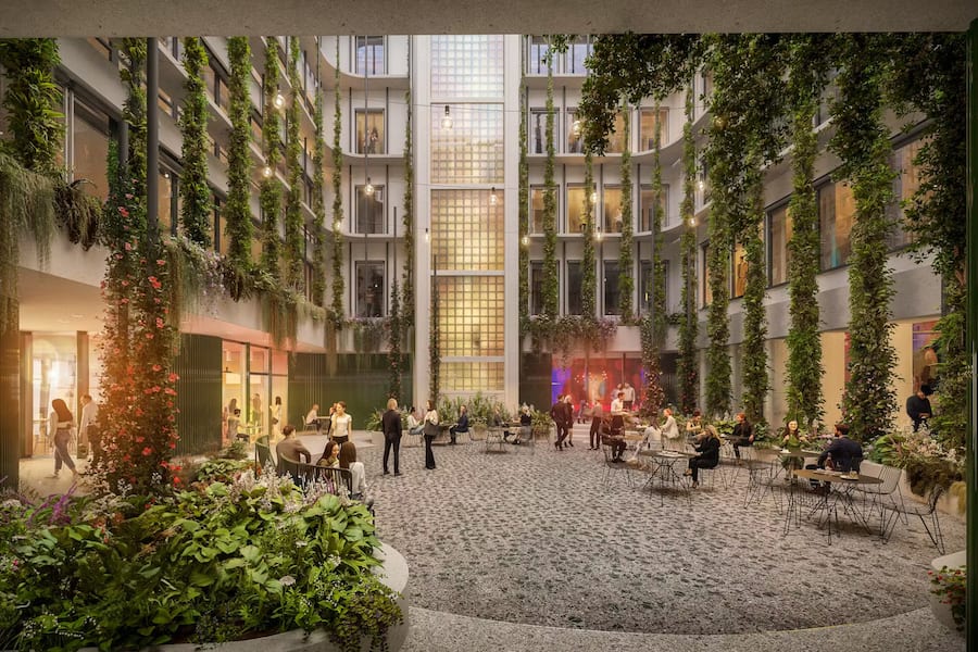 Das Gebäude soll Anfang 2027 eröffnet werden.Visualisierung Herzog & de Meuron