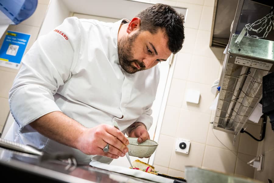 Federico Palladino, Osteria Enoteca Cuntitt in Castel San Pietro.