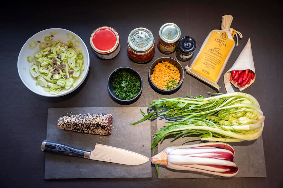 Alessandro Seralvo, CEO Corner Bank; Nicole Knecht, Marketing Corner Bank