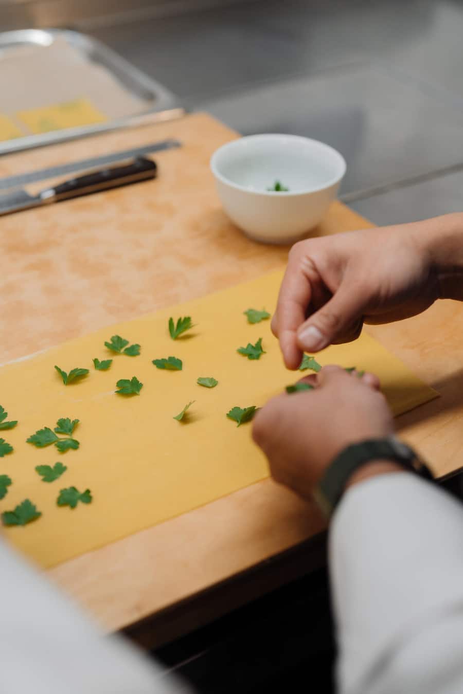 Chef Duc Tran Arrigoni, Sous Chef / Partnerin Maria Vittoria Mascioli - Im Ackermannshof Basel - Februar 2026 - Copyright Olivia Pulver