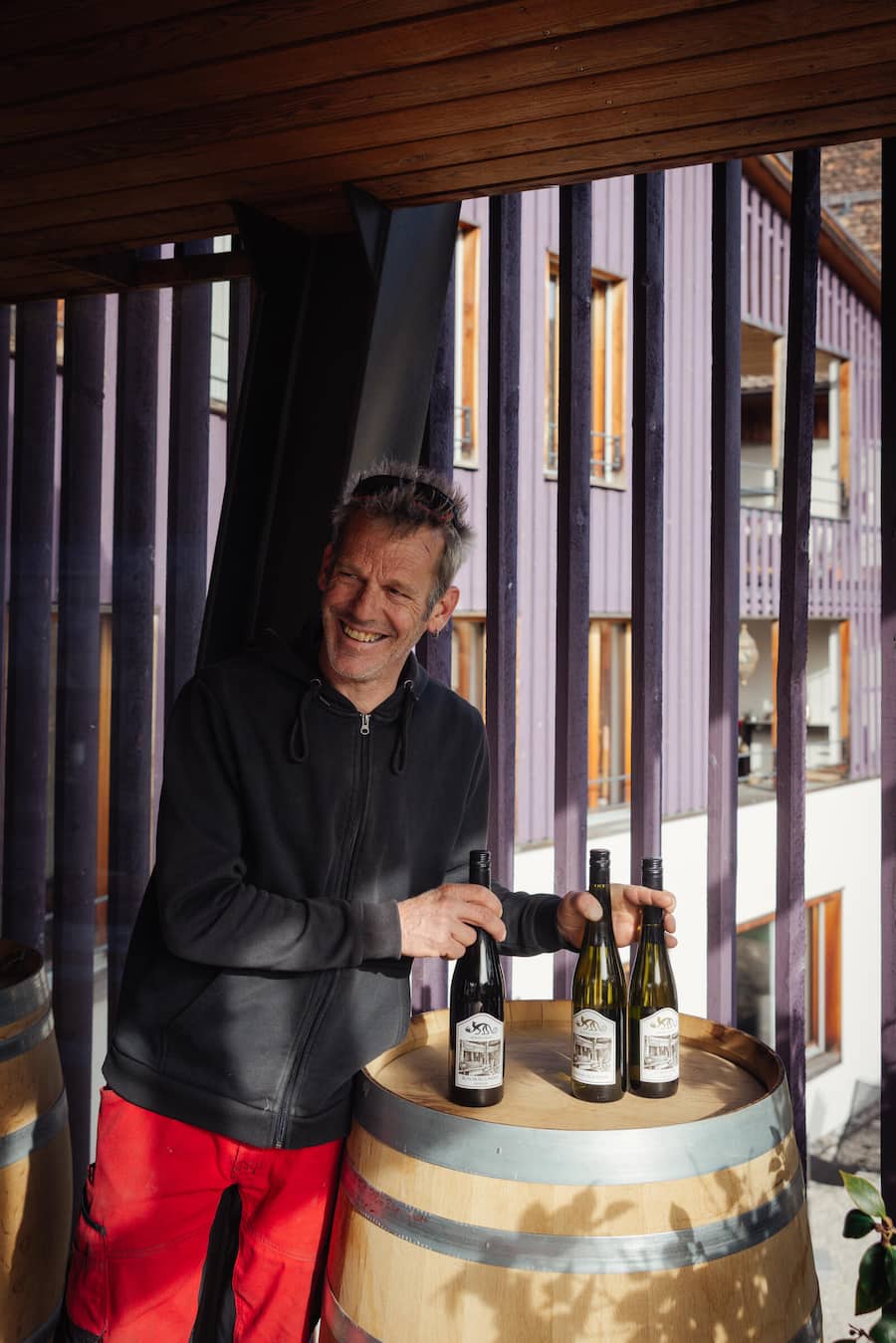 05.03.2026, Malans GR, Weingut Luzi Boner, Bio-Winzer Luzi Boner (photo by Remy Steiner for Gault Millau)