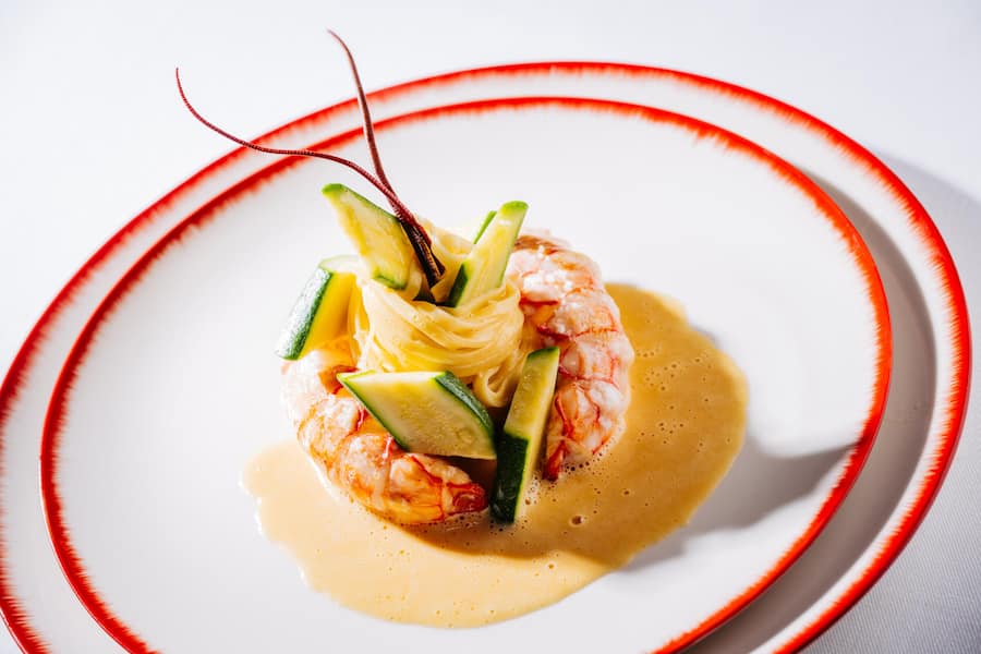 Rico è così 2026: Tagliolini, Langustine, Zucchetti, Zitronen-Sabaion