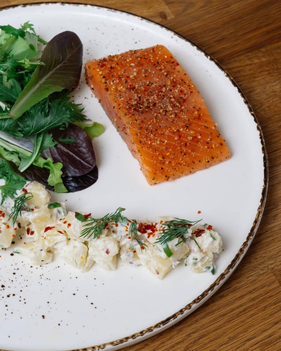 Saumon fumé à chaud Njord