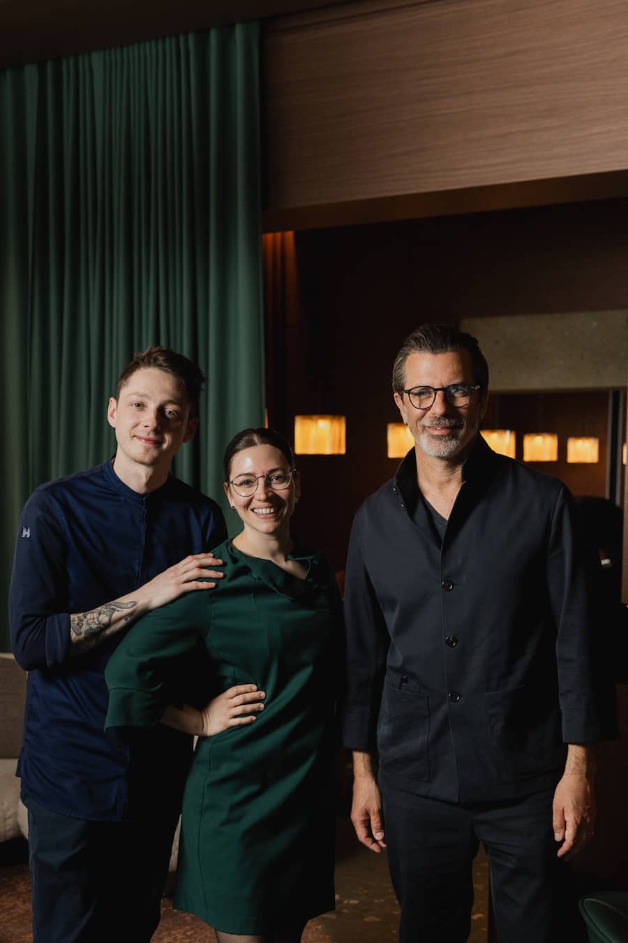 Team Igniv: Valentin Sträuli, Hannah van den Nieuwenhuizen, Andreas Caminada.