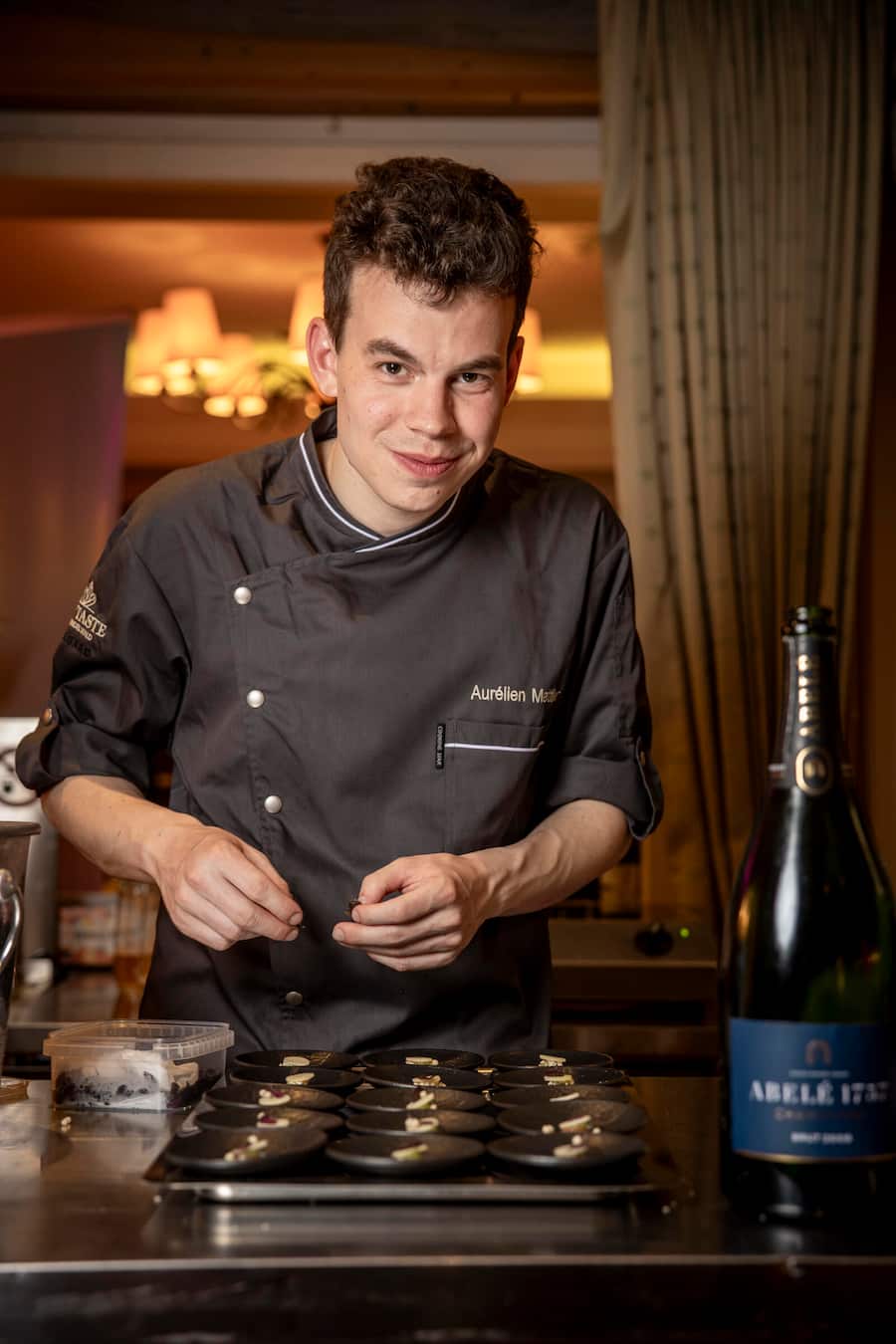 Aurélien Mettler / Hotel Fiescherblick Grindelwald. Top of Taste Gourmet-Festival in Grindelwald im Hotel Schweizherhof. Aufgenommen am 10.05.2024