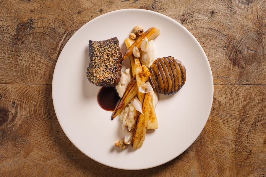 Baselbieter Kuh, Birne-Speck und Pilze.