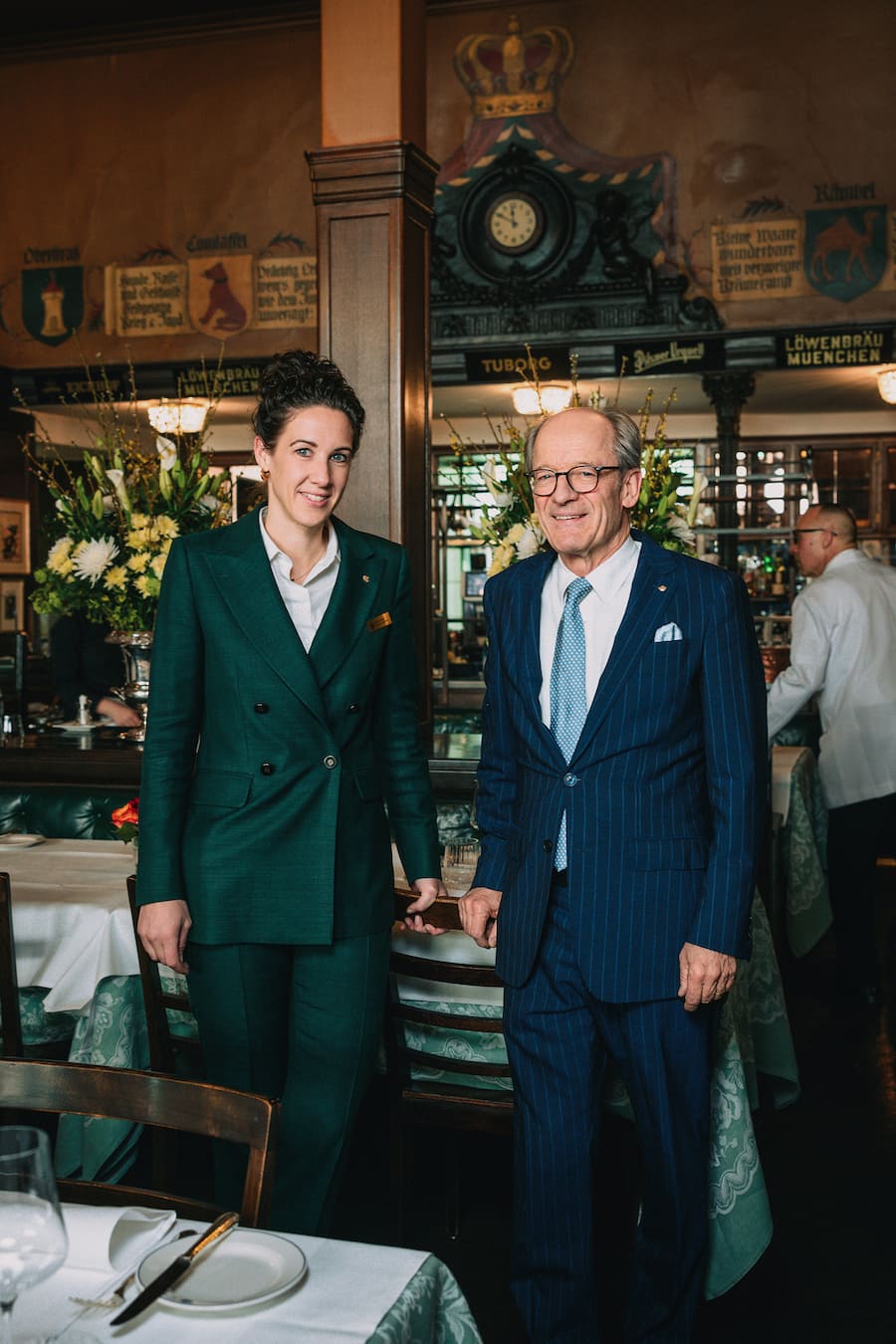 01.04.2026, Zürich, Restaurant Kronenhalle, Julia Scussel und Dominique Nicolas Godat (photo by Remy Steiner for Gault Millau)
