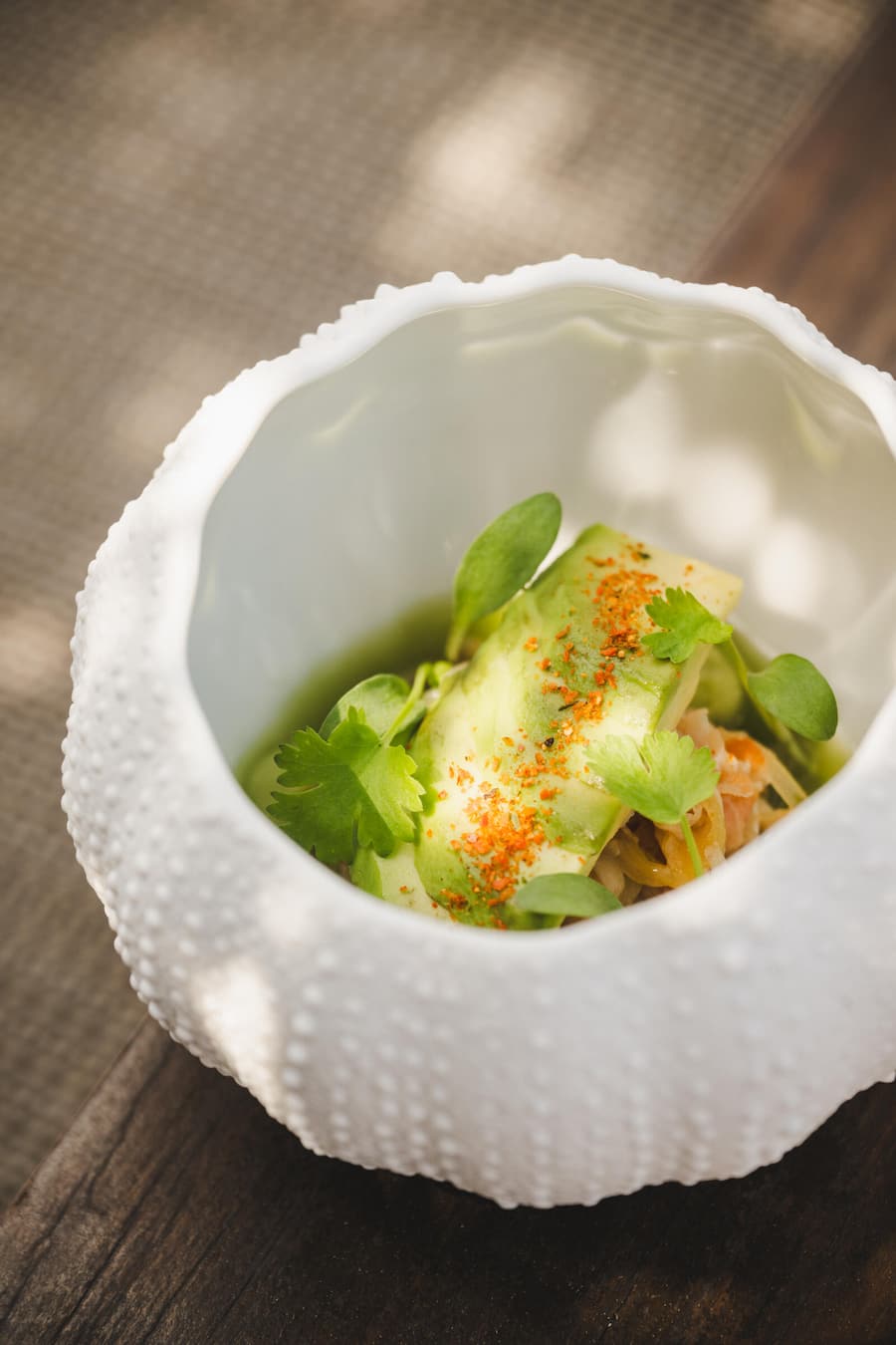 Chilled Cucumber, King Crab