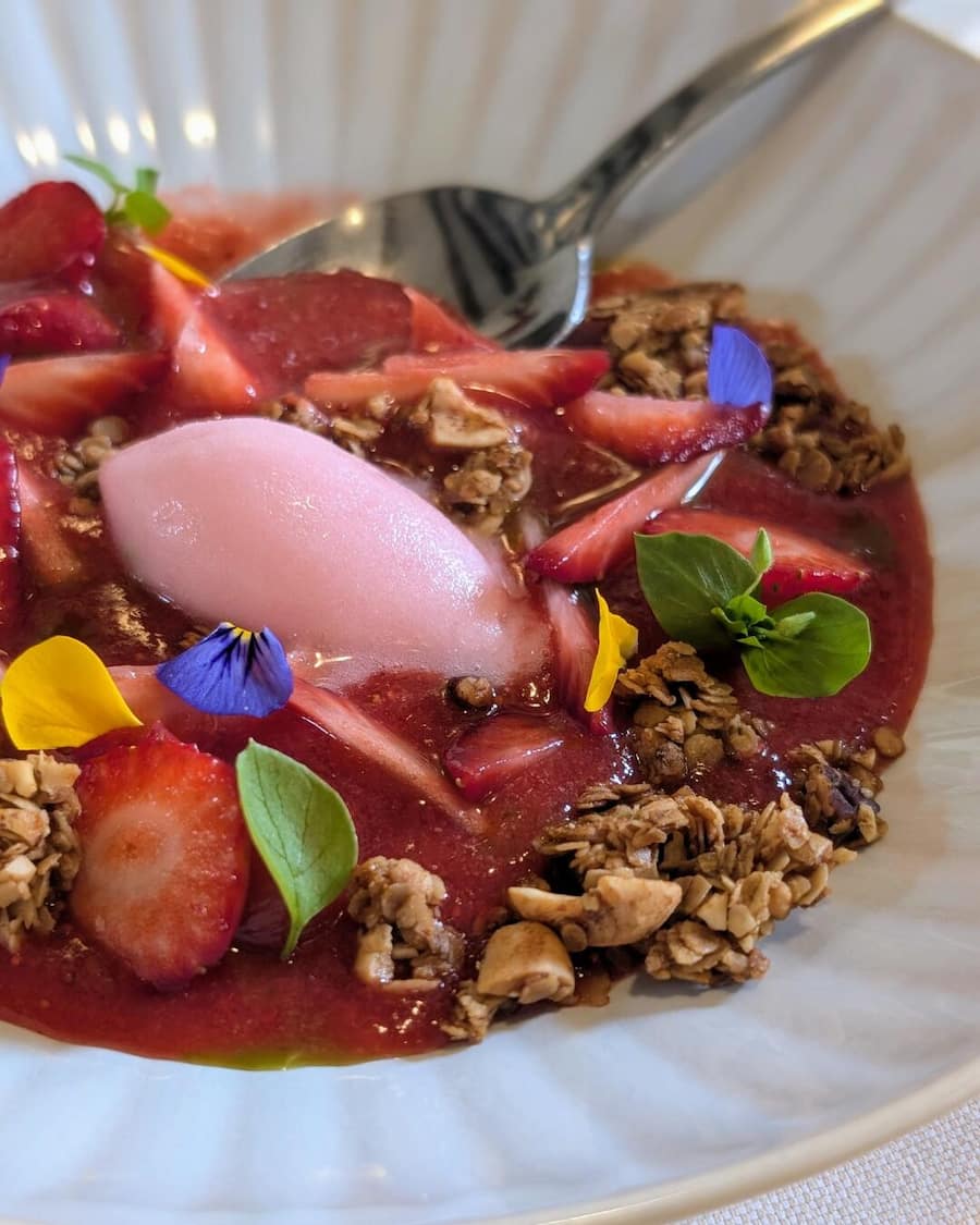 soupe de fraise