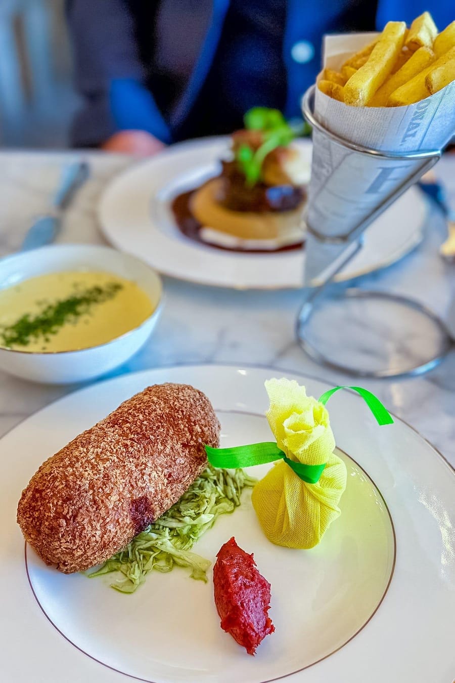 Das Lieblingsgericht von Guy Ravet: Cordon bleu vom Kalb.