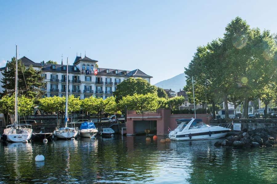 Ein Relais&Chateaux Palace direkt am See: Grand Hotel du Lac Vevey.