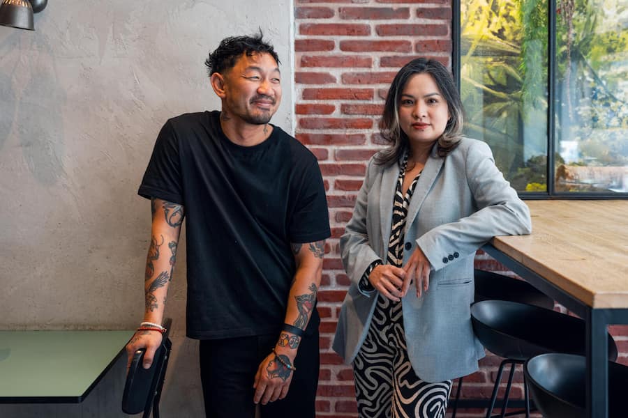 23.04.2026, Fribourg, Chez Ginette, Chris Nguyen und Ly Vo (photo by Rémy Steiner for Gault Millau)