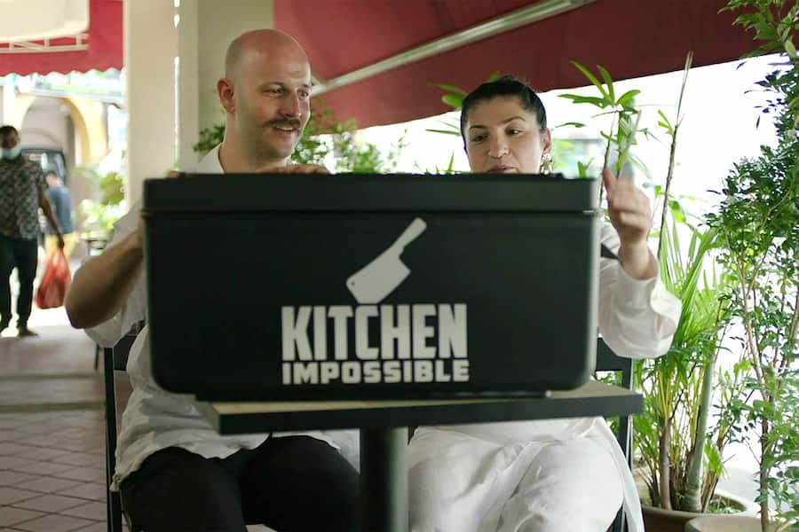 Markus Stöckle Elif Oskan bei Kitchen Impossible