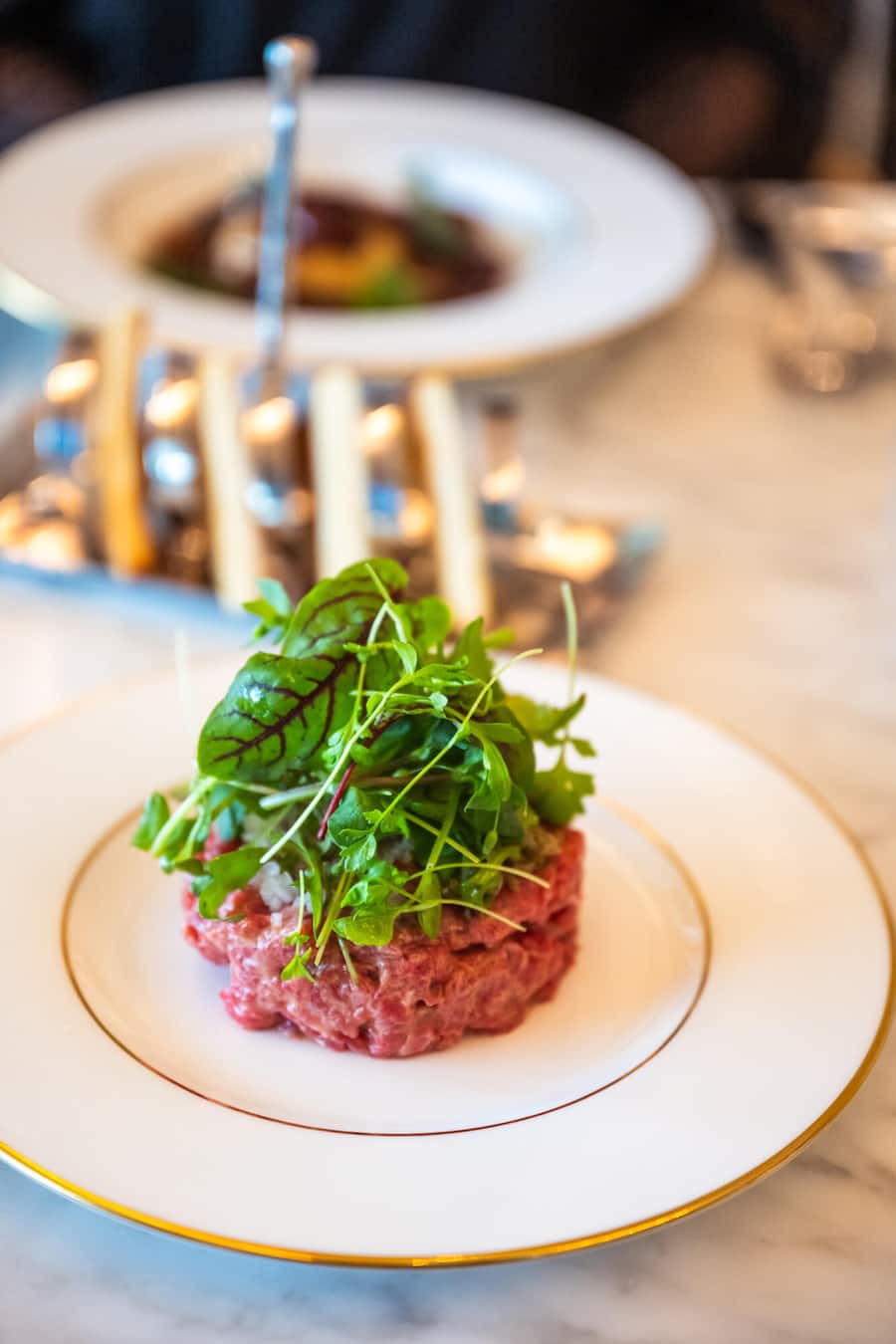 Klassiker auf der «Veranda»: le Taratare de Boeuf.
