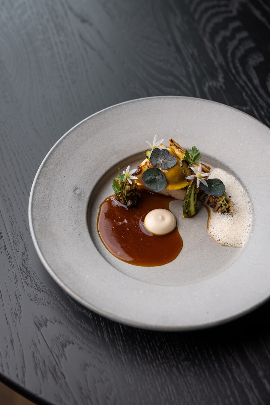 20.05.2026, Switzerland, Freidorf TG, Restaurant Mammertsberg, She's Mercedes, Gericht; Alpstein-Pouletbrudt mit Morchel und Spargel (photo by Rémy Steiner | Digitale Massarbeit for Mercedes)