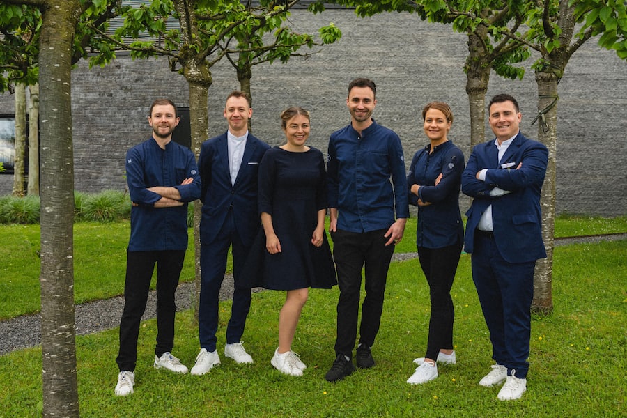 (v.l.) Lukas Messmer, Lukas Drews, Marie Weber, Silvio Germann, Stephanie Mittler, Giuseppe Lo Vasco