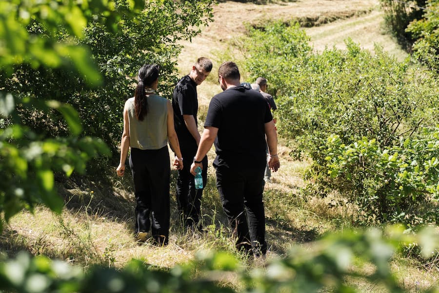 Auf Trüffelsuche in der Urbani Plantage - Bianchi zu Besuch bei Urbani Trüffel in Scheggino Italien - Mai 2026 - Copyright Olivia Pulver