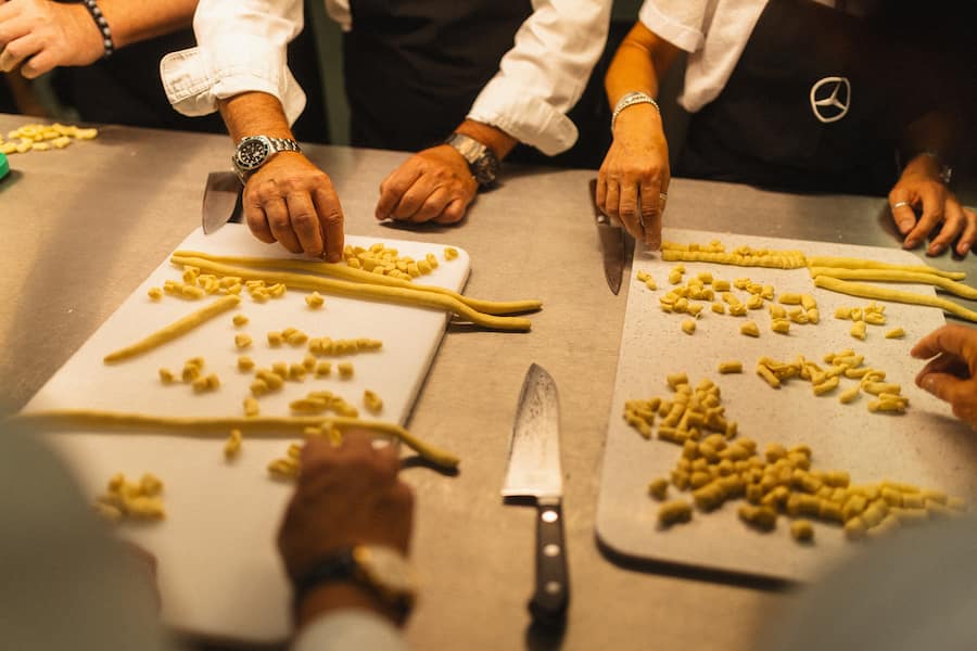 Mercedes-Benz, Genusstour, Marco Campanella, Ascona, Eden Roc, 2026, Pasta-Workshop, Issho Taberu