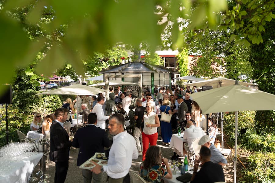 Bella Italia: Impressionen aus dem Restaurant Terrasse während des GaultMillau Bella Italia Events in Zürich. © Valeriano Di Domenico