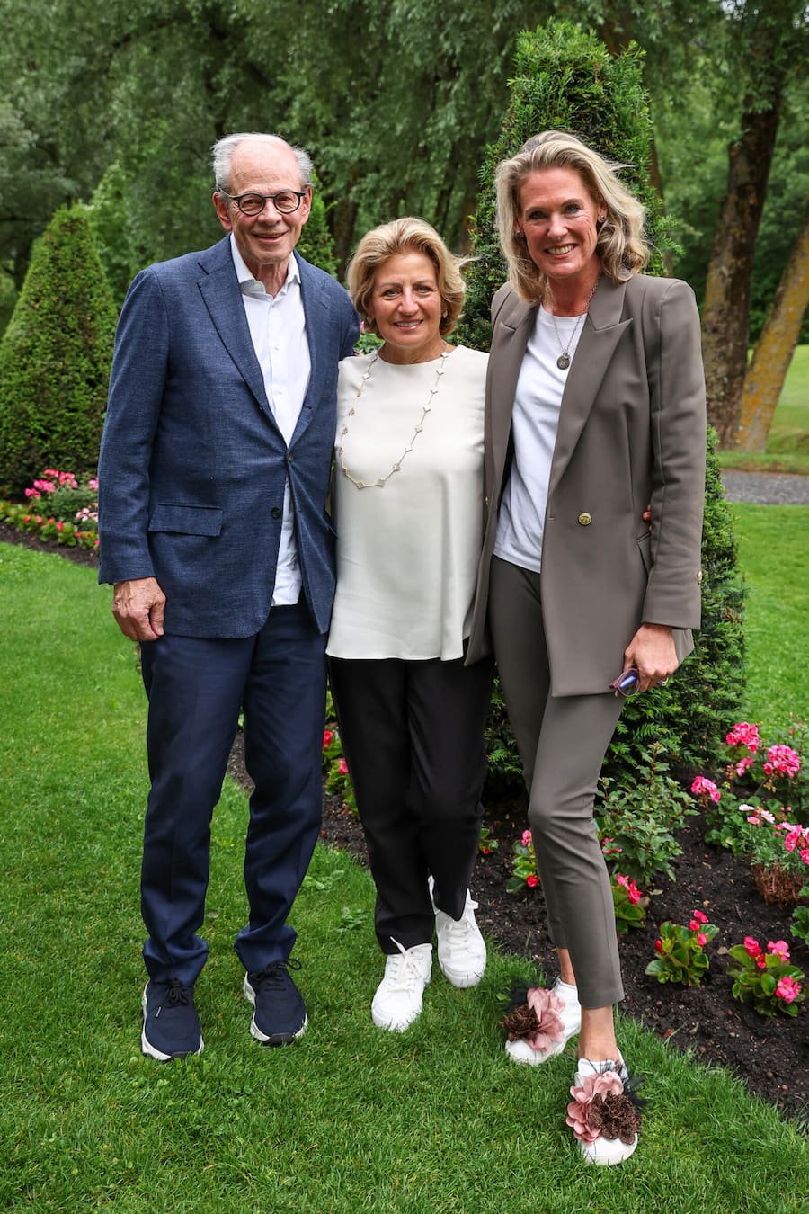 Gemeinsam unterwegs: v.l. Jürg Maurer, Lynette Federer, Tanja Wegmann.