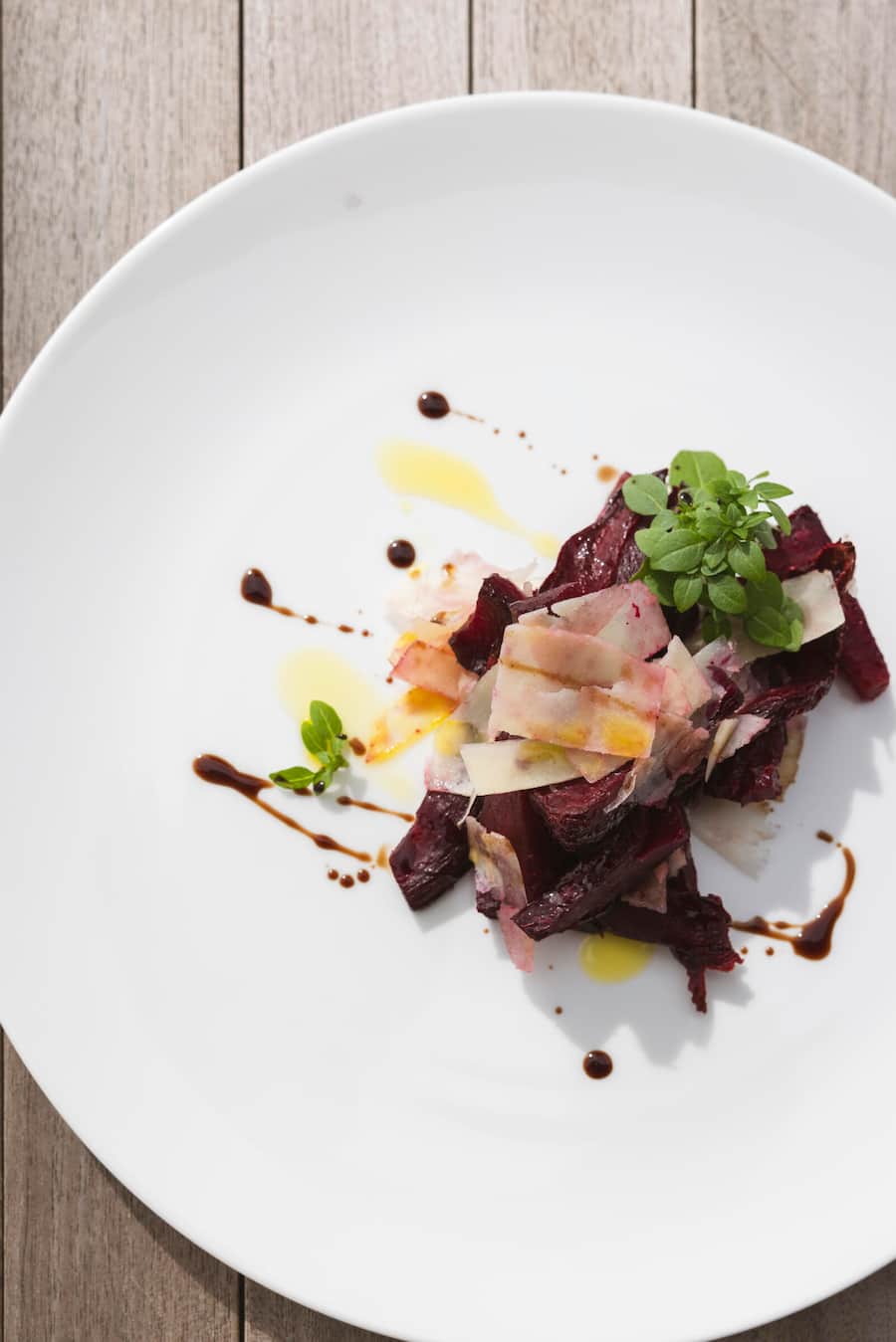 Rote Beete Salat mit Parmesan