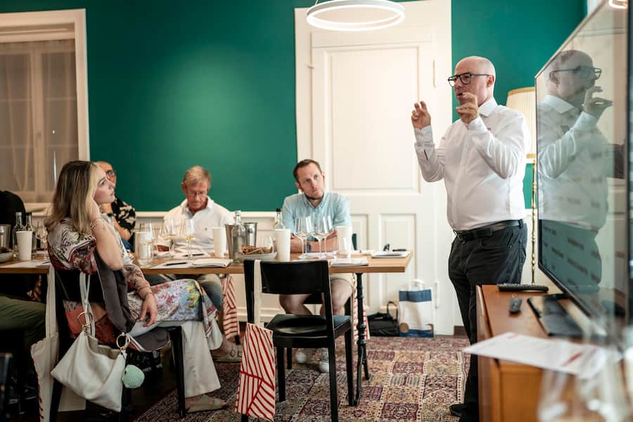 Masterclass mit Jose Vouillamoz, im Restaurant Rechberg, Zürich