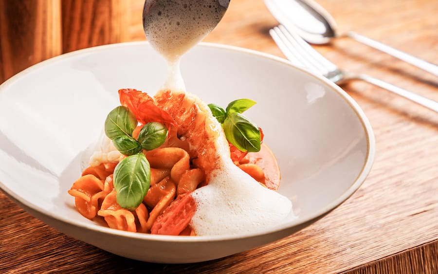 Park Hotel Vitznau , Chef Philipp Keliny Fusilloni alla Crudaiola