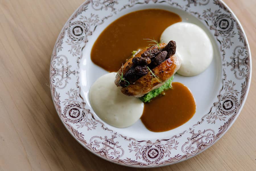 Hohe Kunst: Wachtel mit Pancetta, Morcheln und Whisky