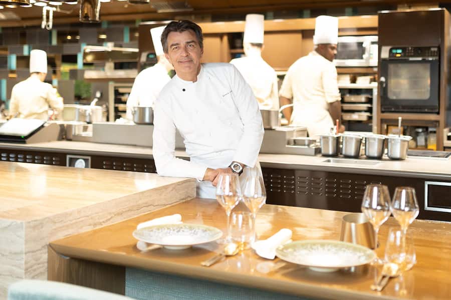 Yannick Alleno, chet étoilé du restaurant Ledoyen
