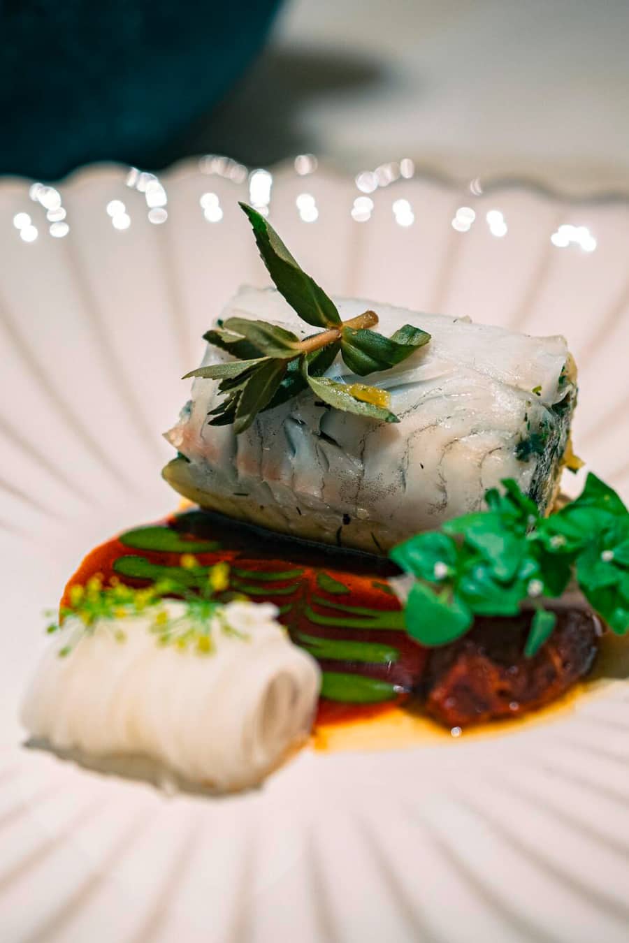 Marinierter Goby Fisch mit Thai Gewürzen