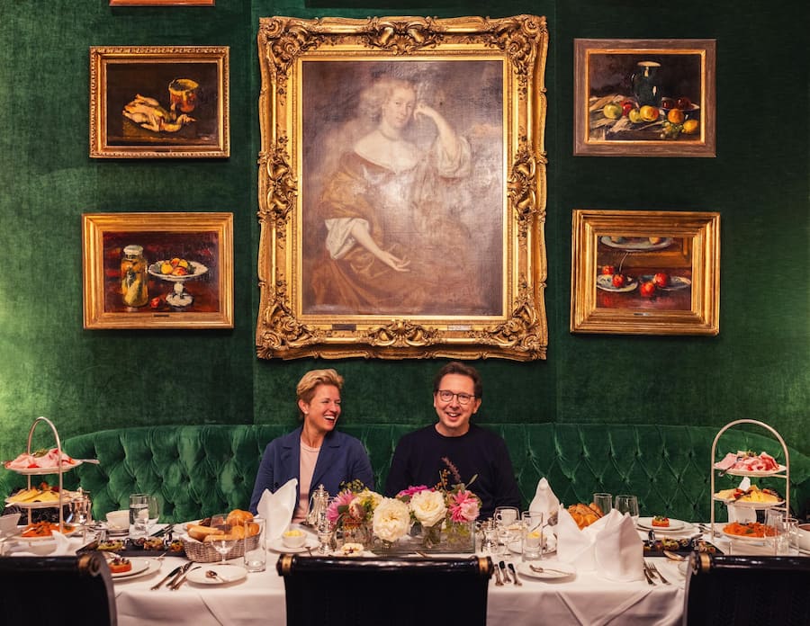 Birgit und Heinz Reitbauer im Kulturhotel Sacher Wien