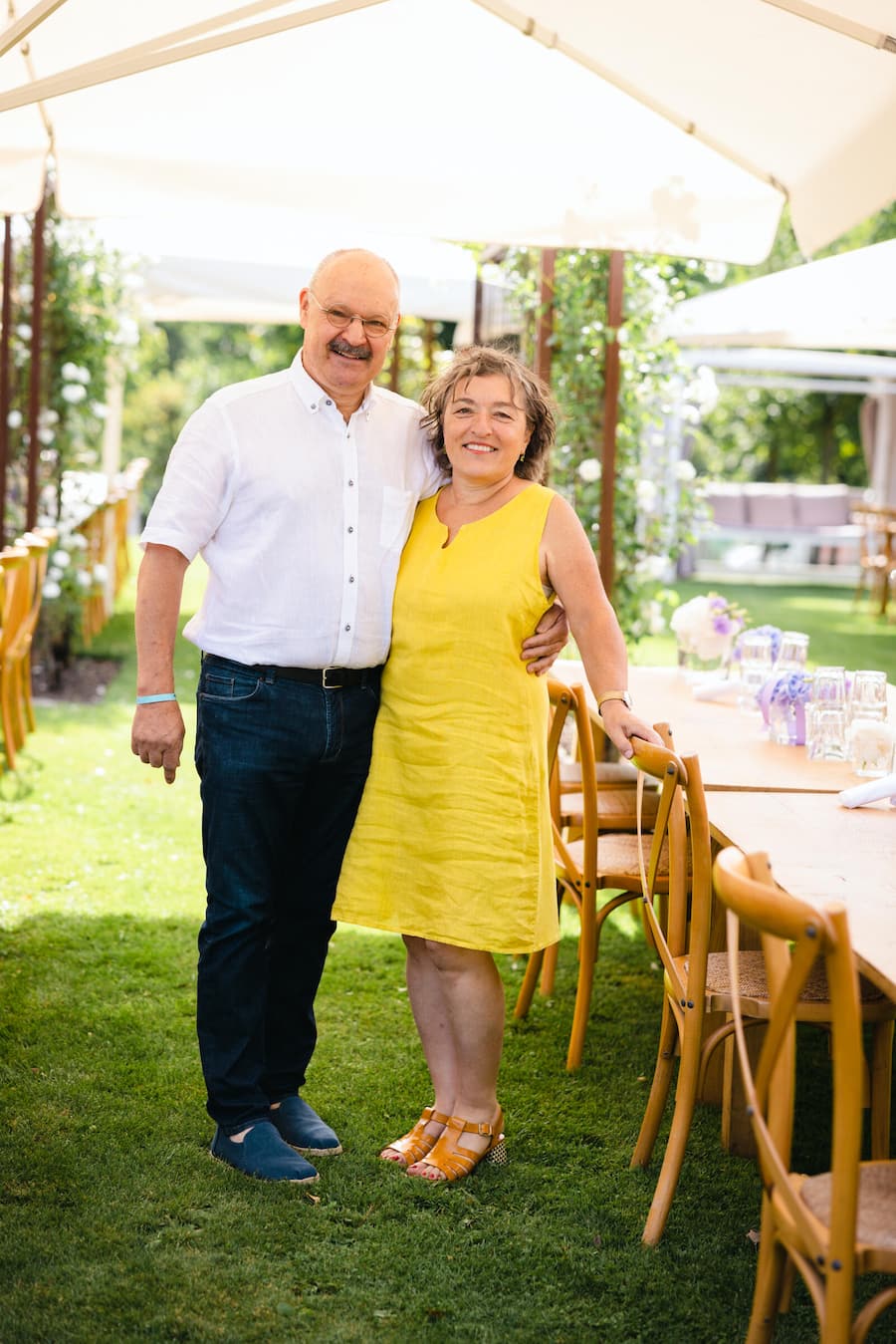 Die Ikonen des Schweizer Weins: Daniel und Martha Gantenbein blicken entspannt in die Zukunft.