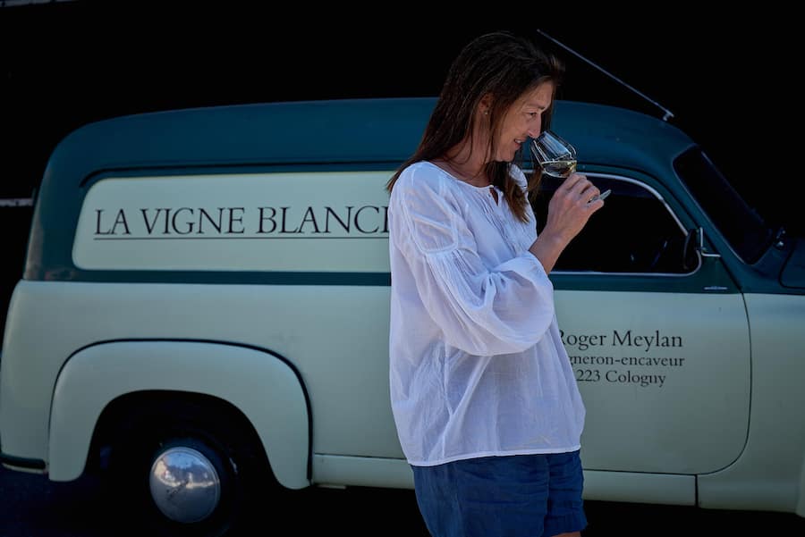 Cologny, le 24 juillet 2026, Sarah Meylan du domaine de la vigne blanche © sedrik nemeth