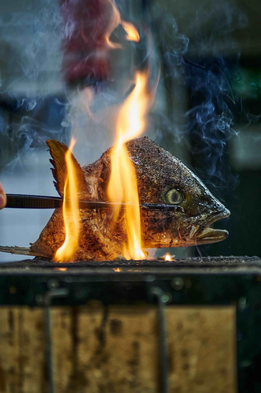 Summertime! Fisch vom Feuer.