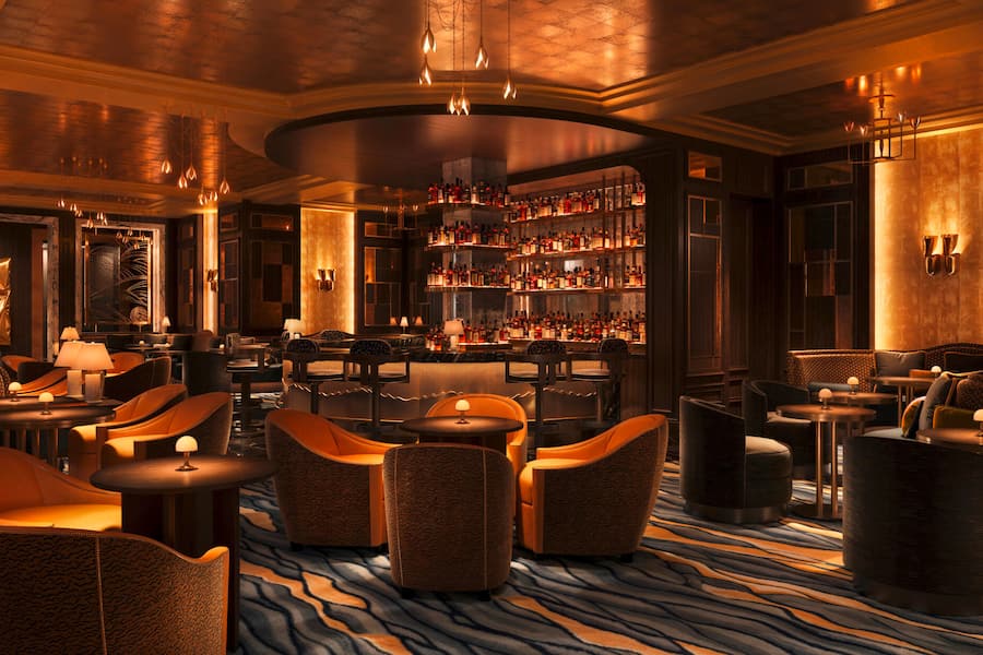 «The Bar»: Das Urelement Thermalwasser steht im Fokus.