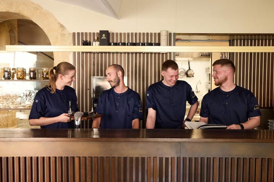 v.l.n.r, Petra Christen, Manuel Zaugg, Fyan Bohnen, Julian Streit.