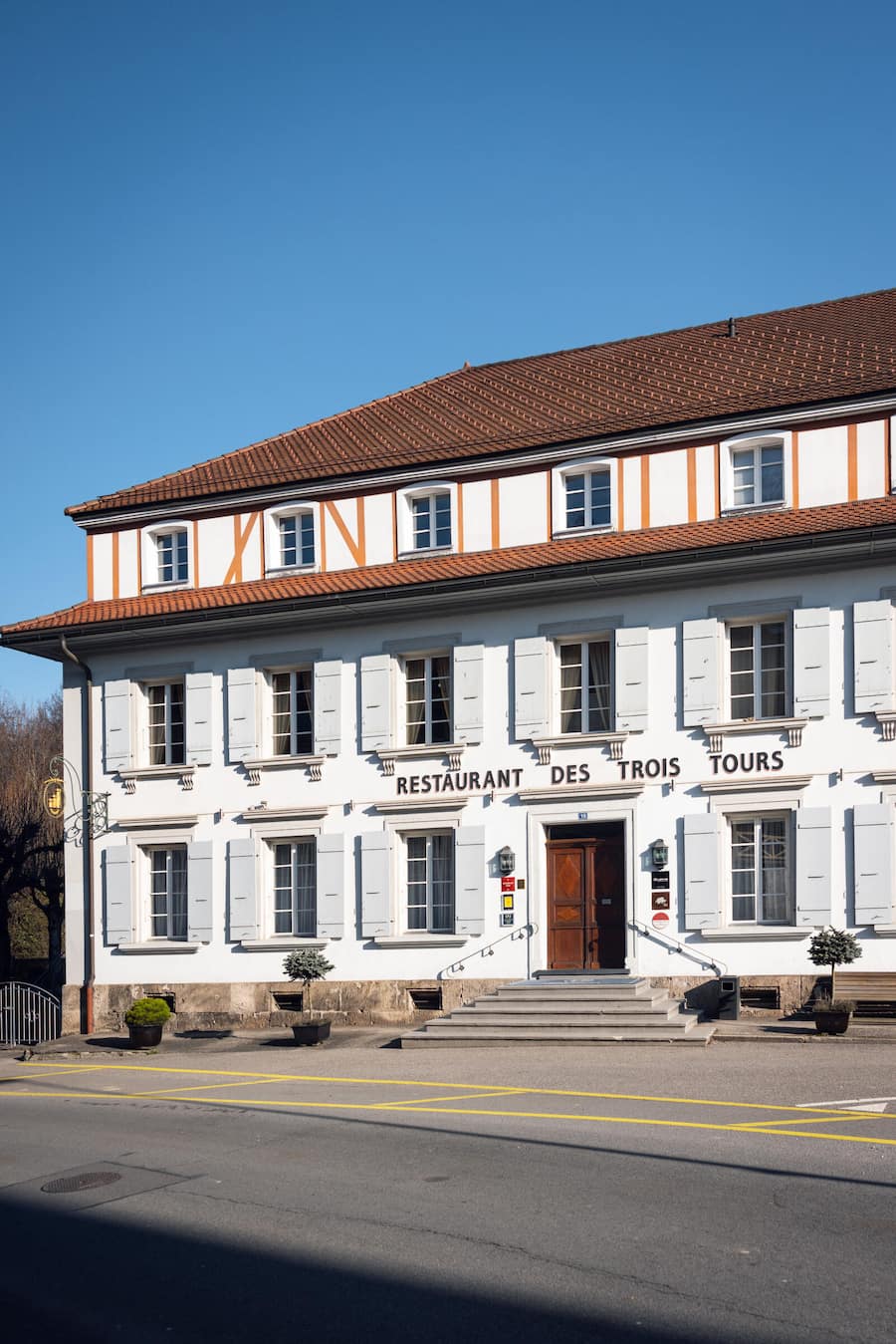 Willkommen im Des Trois Tours: Das Patrizierhaus ist die Bühne für die Küche des 18-Punkte-Chefs.