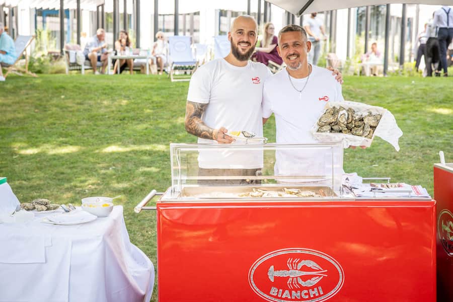 Bianchi. Francesco Ingletti und Bruno Araujo.
