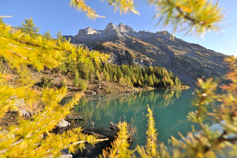 WALLIS - Der Staudamm von Tseuzier oder auch Rawyl genannt, in der Region von Crans-Montana.VALAIS - The dam of Tseuzier or also called Rawyl in the region of Crans-Montana.VALAIS - Le barrage de Tseuzier, parfois aussi appele barrage du Rawyl dans la region de Crans-Montana.Copyright by: Valais/Wallis Promotion By-Line: Valais/Wallis Promotion/Christian Perret