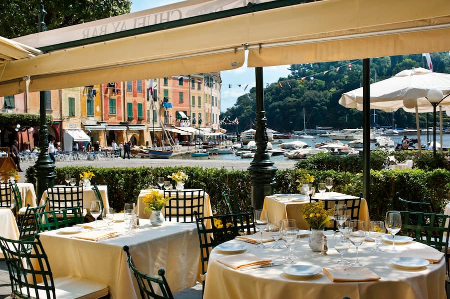 DaV - Osteria di Pesce, Hotel Splendido, Portofino, Italien.