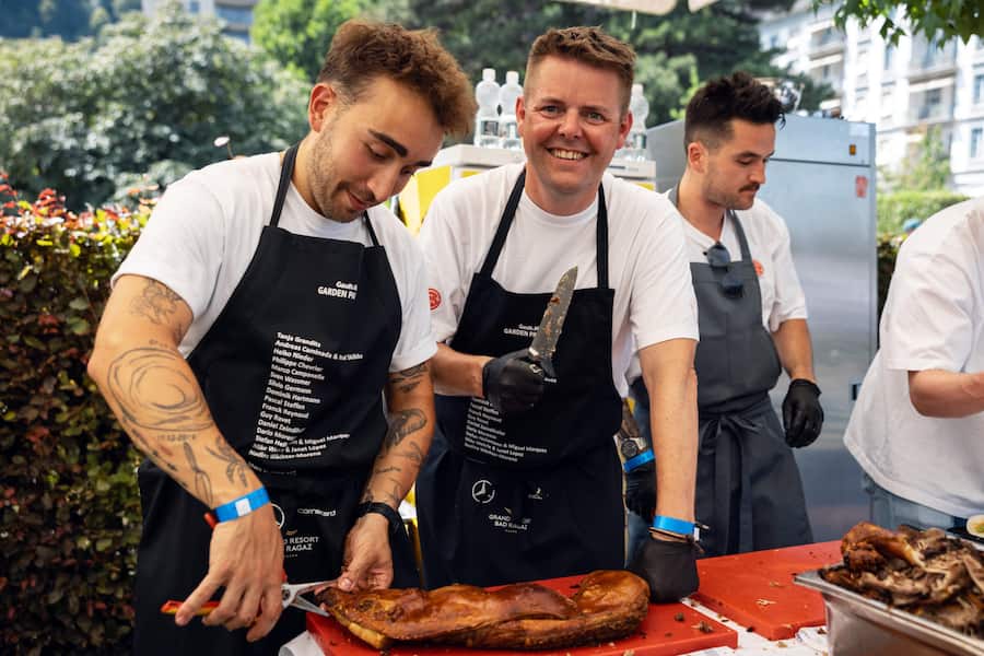 Miguel Marques und Stefan Heilemann - GaultMillau Garden Party 2026 - 9. August 2026 - Copyright Rémy Steiner