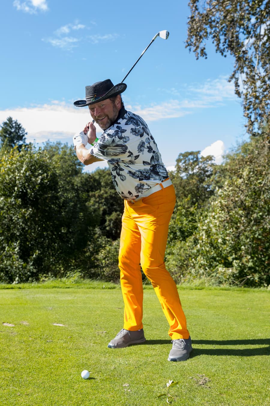 ASGI-Veranstaltung «Les Chefs» im Golfclub Blumisberg. Sechs Chefs (mit Lieblingswinzer) kochen für 112 Golfer. CHEF PIERRICK SUTER Fotografiert am 14.09.2025
