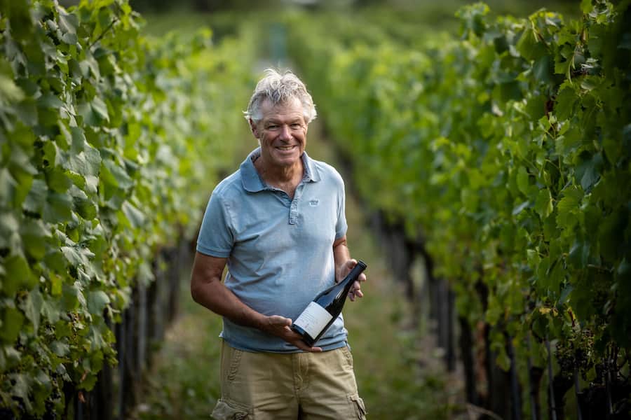 Winzer bei Patrick Adank. - Jean-Pierre Pellegrin